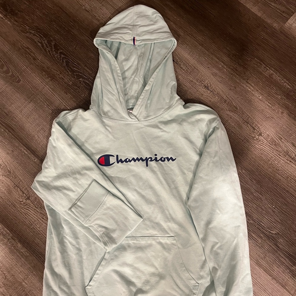 Champion Teal Hoodie